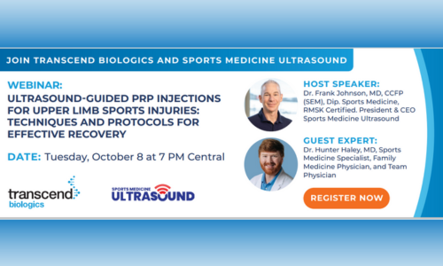 Webinar Ultrasound-Guided PRP Injections Upper Limb Protocols